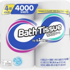 Bath Tissue^Lidl Clearance