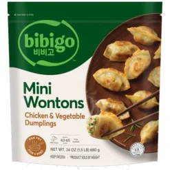 Bibigo Frozen Mini Wontons, Chicken & Vegetables^Lidl Online