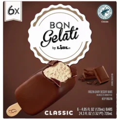 Bon Gelati Frozen Dairy Dessert Bars, Classic^Lidl Online