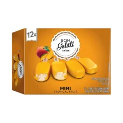 Bon Gelati Frozen Mini Tropical Fruit Dairy Dessert Bars^Lidl