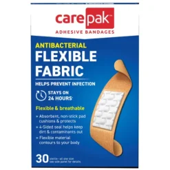 CarePak™ Antibacterial Bandages, 3/4^Lidl Discount