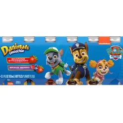 Danimals® Paw Patrol™ Smoothies, Strawberry & Mixed Berry^Lidl New