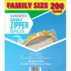 Double Zipper Sandwich Bags, Family Size^Lidl Discount