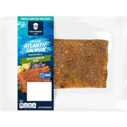 Fish Market Chilean Atlantic Salmon Portion With Mediterranean Herb^Lidl Sale