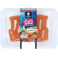 Fish Market Faroe Island Atlantic Salmon Skinless Portions^Lidl Hot