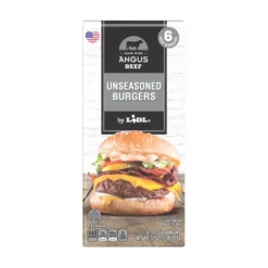 Frozen Angus Beef Burgers, Unseasoned^Lidl Outlet
