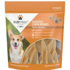 FURtrition™ Dog Treats With Chicken, Twisted Chew Bone^Lidl New