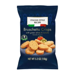 Italiamo Bruschetta Crisps With Green Olives & Tomato^Lidl Hot