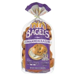Mini Bagels, Cinnamon Raisin^Lidl Hot