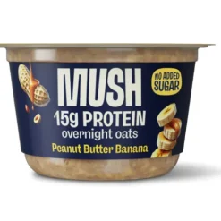 MUSH 15g Protein Overnight Oats, Peanut Butter Banana^Lidl Best