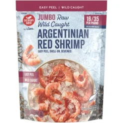 Ocean Sea Frozen Argentinian Jumbo Raw Red Shrimp, 16/35^Lidl