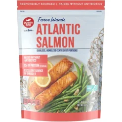 Ocean Sea Frozen Atlantic Salmon, Skinless Center Cut Portion^Lidl New