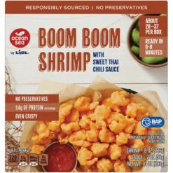 Ocean Sea Frozen Battered Boom Boom Shrimp With Sweet Thai Chili Sauce^Lidl Clearance