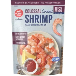 Ocean Sea Frozen Large Cooked Shrimp, 16/22^Lidl Hot