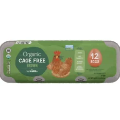 Organic Cage Free Large Brown Eggs, Grade A^Lidl Sale