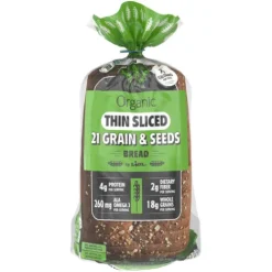 Organic Thin Sliced Bread, 21 Grain & Seeds^Lidl Discount
