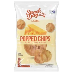 Snack Day Popped Chips, Cheddar^Lidl Hot