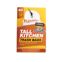 Tall Kitchen Trash Bags With Drawstrings, Island Paradise Scent^Lidl Clearance